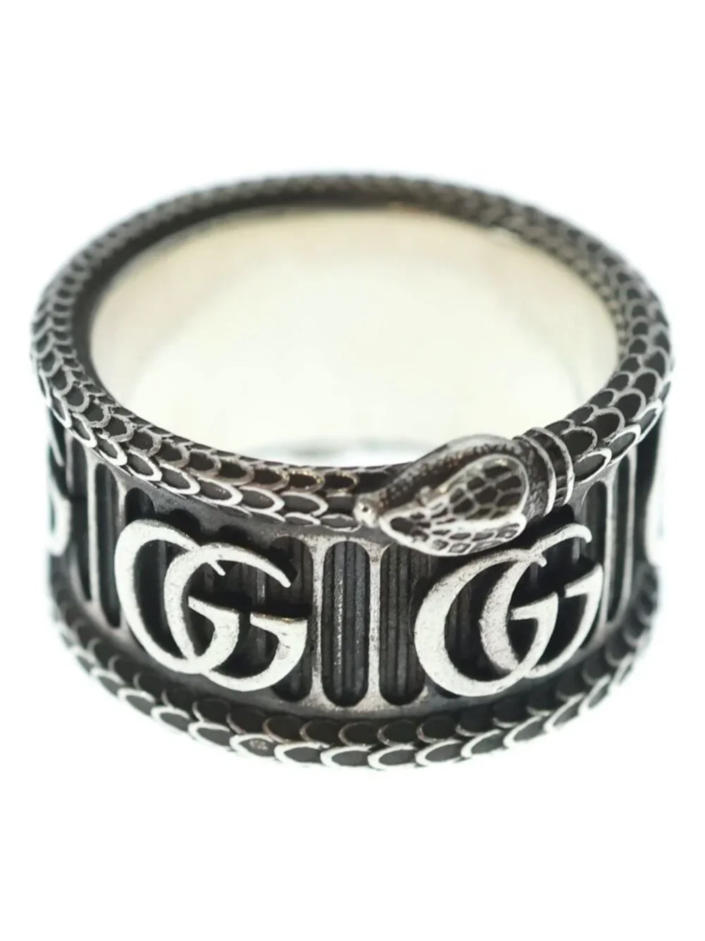 Gucci Snake Ring Silver